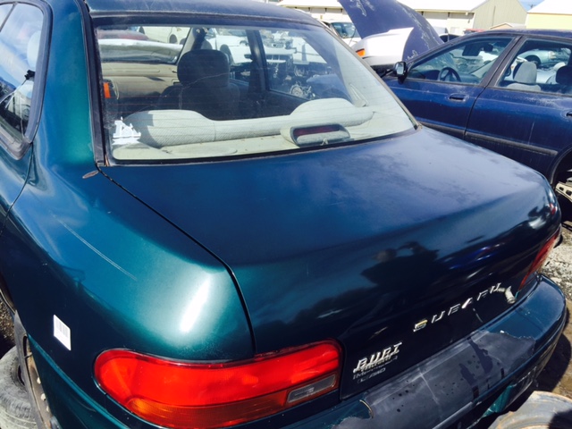 car paint oxidation. faded and oxidized car paint